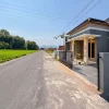 Rumah Fresh Siap Huni view sawah pinggir jalan aspal di Piyungan