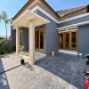 Rumah Fresh Siap Huni view sawah pinggir jalan aspal di Piyungan