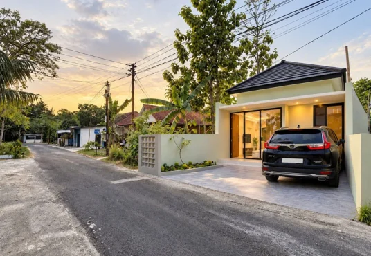 Rumah Limasan Modern Harga Super Ekonomis dekat MAPOLDA DIY & Stasiun REWULU Godean